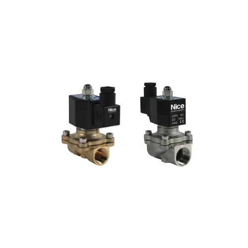 What are the two types of solenoid valves?