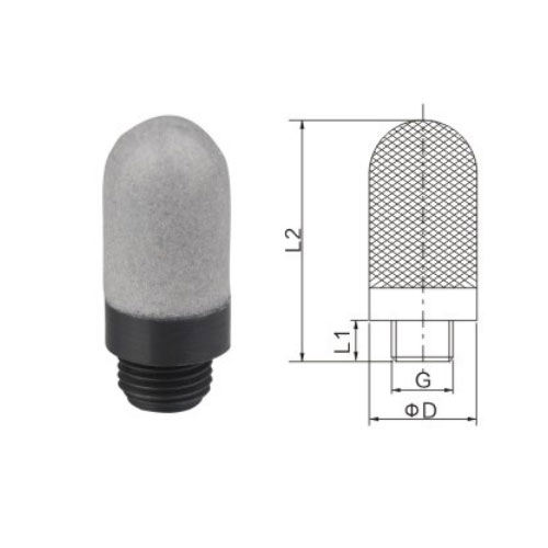 Plastic Muffler Silencer